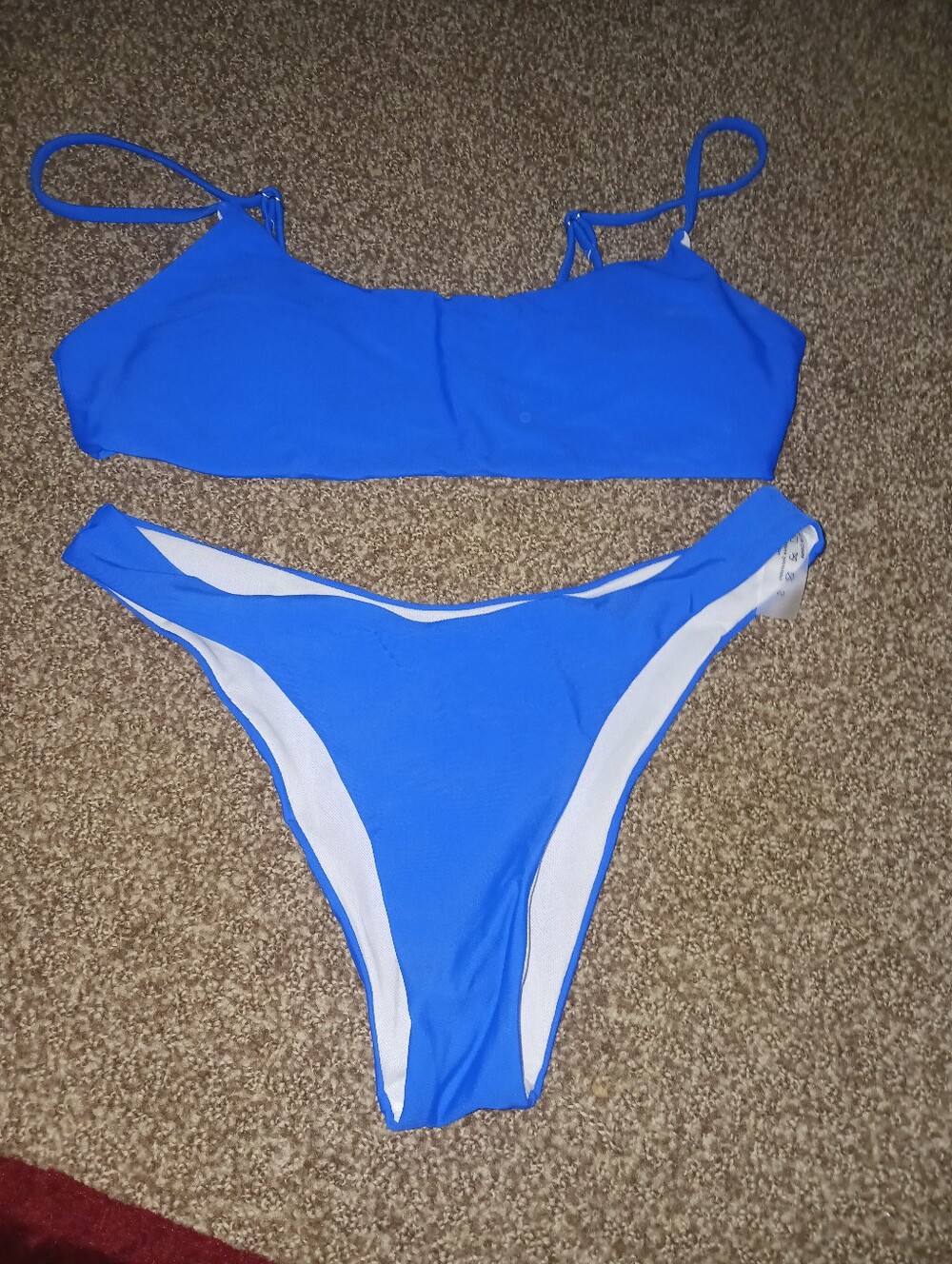 Blue Women's Two-Piece Bikini Set
